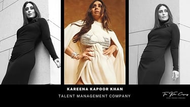 Kareena kapoor khan in white and black dress | The kabir Company | Events and artist management