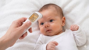 bebe con fiebre