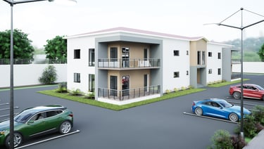 Residential apartment block for staff and visiting partners at the youth development campus
