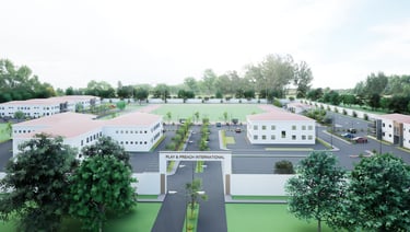 Masterplan of the proposed Play and Preach International Youth Development Campus in Jos Nigeria