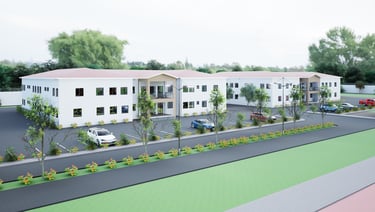 Boys and girls residence halls designed for youth accommodation and mentorship