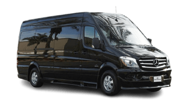 Luxury Mercedes Sprinter van for corporate and group transportation