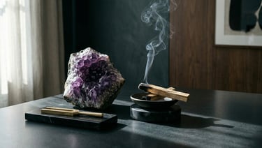 Атмосфера частного сеанса холистической терапии для обретения внутреннего покоя.