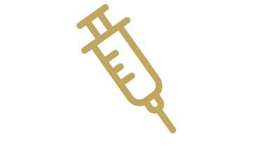 Icon representing Botox and Dysport wrinkle treatments for facial lines