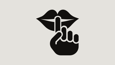 a person holding a finger up to their finger