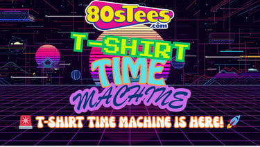 T-Shirt Time Machine a new t-shirt from 80stees.com every week.