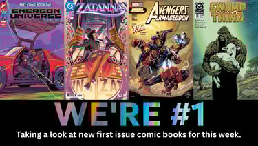 Taking a look at new first issue comic books for this week.
