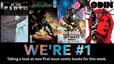 Taking a look at new first issue comic books for this week.