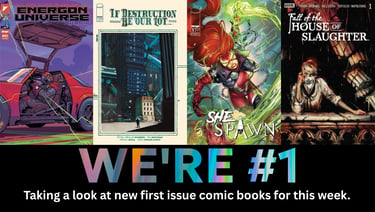 Taking a look at new first issue comic books for this week.