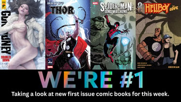 We're #1: Taking a look at the hottest new first issue comic books for 6/17/2026