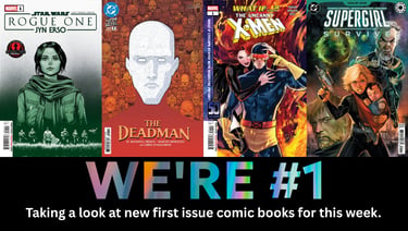 Taking a look at new first issue comic books for this week.