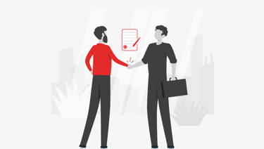 sharing proposal and meeting agency clients with enthusiasm