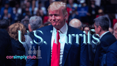 U.S. President Trump With the words U.S. Tarrifs