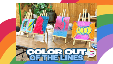 queer art painting workshop
