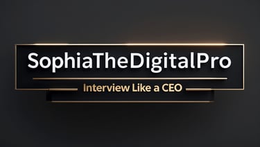a sign that says sophia the digital pro