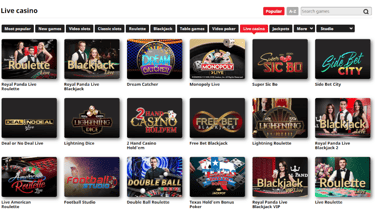 Các cổng game live casino house