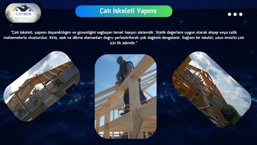 çatı iskeleti yapımı