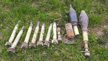 Place de tir de Vérolliez - sol contaminé, déchets