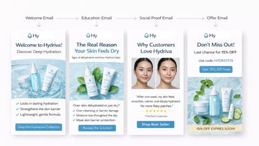 Case Study 1: Lifecycle email and retention system (Beauty)