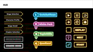 SwipeBeat HUD