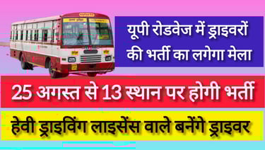 uttar pradesh bus driver vacancy