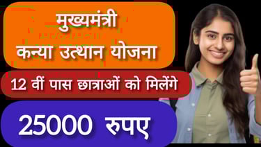 मुख्यमंत्री कन्या उत्थान योजना Inter Pass Kanya Utthan Yojana 2025 :