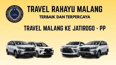 Travel Rahayu Malang, terbaik dan terpercaya rute Malang ke Jatirogo pakai mobil Innova warna putih