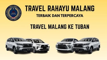 Travel Rahayu Malang, terbaik dan terpercaya rute Malang ke Tuban pakai mobil Innova warna putih
