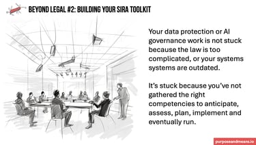 Beyond legal #2: Why leaders need SIRA in the their toolkit