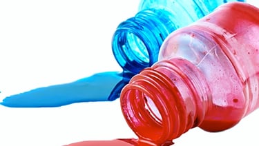 acrylic watery ink paint