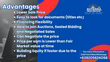 Advantages of Investing or buying Foreclosed Properties