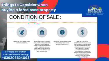 Things to Consider in Buying Foreclosed Properties