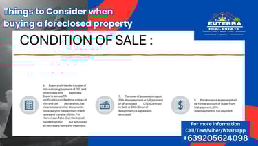 Things to Consider In buying Foreclosed Properties