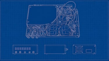 Blueprint tecnico di un sistema elettronico per dispositivi estetici a luce pulsata