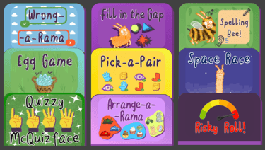 montage of game title