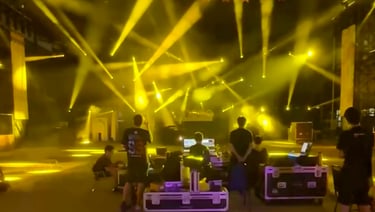 The Lighting programmer takes its creative vision & translates into sequences using lighting console