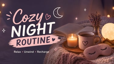 5 cozy night routine finds for a relaxing evening at home