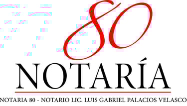 Notaria 80 - Notario Lic. Luis Gabriel Palacios Velasco