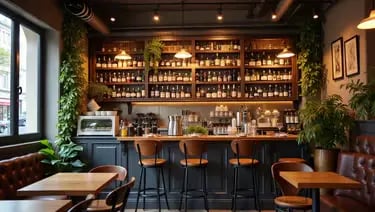 typisches Pariser Bistro