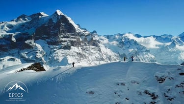 Ski de randonnée au-dessus de Grindelwald