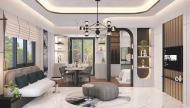 Interior Rumah Contoh Bali Resort Tangerang