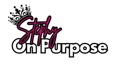 Stephy On Purpose logo Christian faith brand
