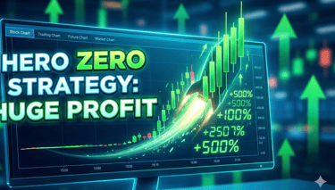 👉 Best Hero Zero Strategy for Nifty and Bank Nifty option trading with green bullish candles.