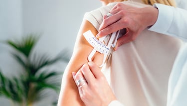 Medición de grasa corporal