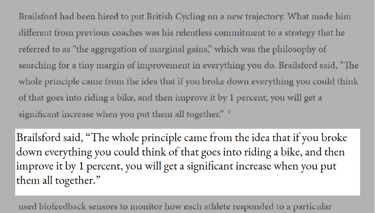 When to cite your sources — using a direct quote