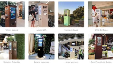 Boft Kiosk real imagen