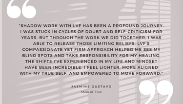 A testimonial for the book and/or coaching service by LVF at LVFLVX.com by Mom of Four.