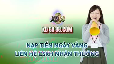 Các bước nhận bonus ngày vàng xd68 20%