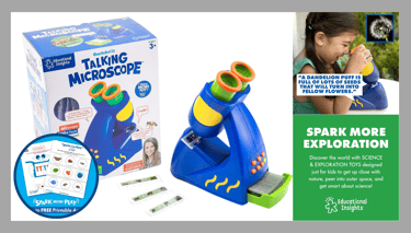 Talking Microscope Toy for Kids