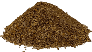 Pila de Harina de Cangrejo procesada Organicrab